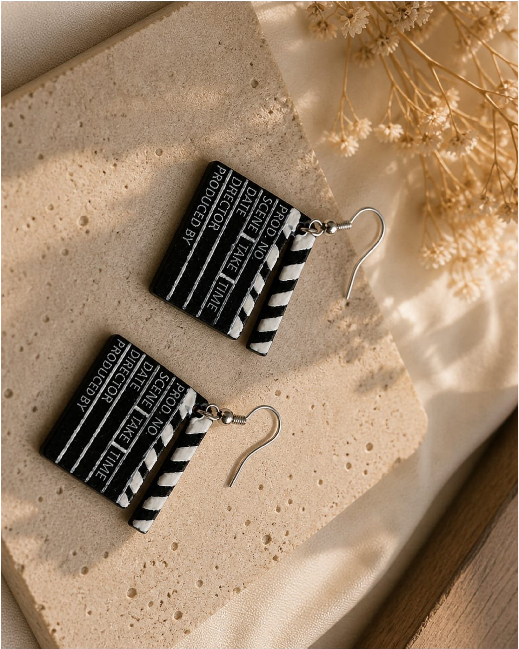 Clapperboard Earrings